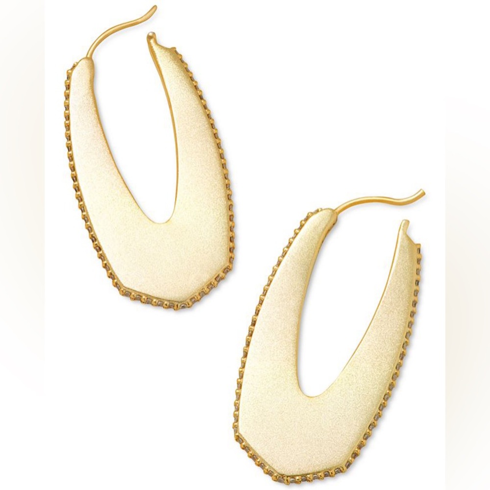 Kendra Scott | Pave-Edge Hoop Earrings